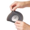 Bath Tub Drain Stopper Gray – OXO: Silicone & Stainless Steel, Easy Removal, Fits Standard Tubs - Image 2
