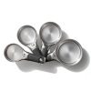 OXO 4pc Stainless Steel Magnetic Measuring Cups Set Black: Nesting Design, Dishwasher-Safe, Includes 1 Cup To 1/4 Cup