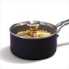 OXO 4pc Ceramic Pro Non-Stick Sauce Pan Set Gray: Aluminum Cookware, Dishwasher-Safe, Induction & Gas Compatible - Image 3