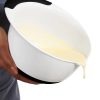 OXO 3pc Plastic Mixing Bowl Set With Black Handles: Dishwasher-Safe, 1.5, 3, 5 Qt. Bowls, Polypropylene, Black - Image 4