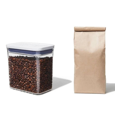 Alternative view of OXO POP 1.7qt Plastic Rectangle Tall Airtight Food Storage Container Clear