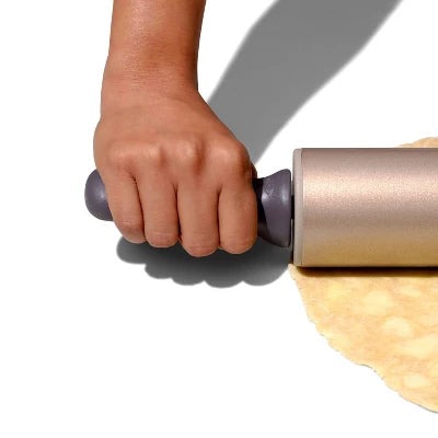 Alternative view of OXO Non Stick Rolling Pin: Stainless Steel, Dishwasher-Safe, 18.5″ Length, Handled For Baking