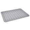 OXO Silicone Dish Drying Mat – Gray (Large): Dishwasher-Safe Drying Rack For Dishes, 16.9″ X 12.5″ Silicone Mat