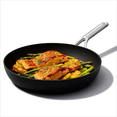 OXO 12″ Ceramic Pro Non-Stick Open Frypan Gray: Dishwasher-Safe, Induction & Gas Compatible, Aluminum, 12″ Diameter - Image 4