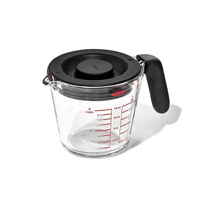 OXO 2c Glass Measuring Cup With Lid - Image 9