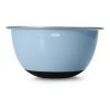 OXO 3pc Insulated Stainless Steel Mixing Bowl Set – Gray: Dishwasher-Safe, 5 Qt, 3 Qt, 1.5 Qt, Non-Slip Base - Image 3