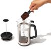OXO 8 Cup French Press Coffee Maker – Black – 11294500: Stainless Steel & Glass, Nonslip Base, Manual, Hand Wash - Image 2