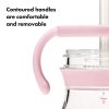 OXO 6oz Tot Transitions Straw Cup With Removable Handles – Blossom - Image 2