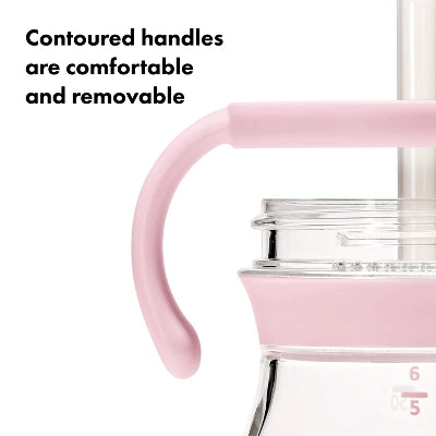 Alternative view of OXO 6oz Tot Transitions Straw Cup With Removable Handles – Blossom
