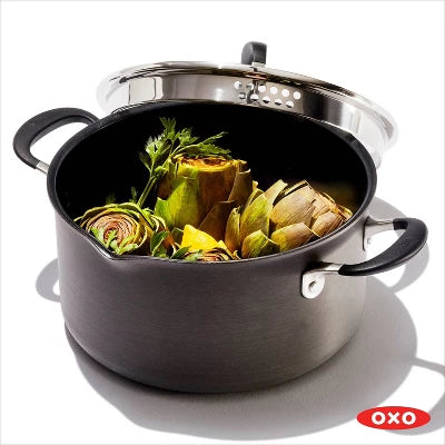 OXO 6qt Non-Stick Stock Pot Black - Image 5