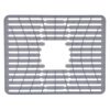 OXO 16.3″ X 12.8″ Silicone Sink Mat Gray: Kitchen Sink Protector & Dish Drying Rack