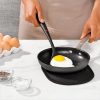 OXO 3pc Nylon Utensil Set Black: Kitchen Utensils With Soft-Grip Handle, Includes Pasta Spoon & Slotted Turner - Image 4