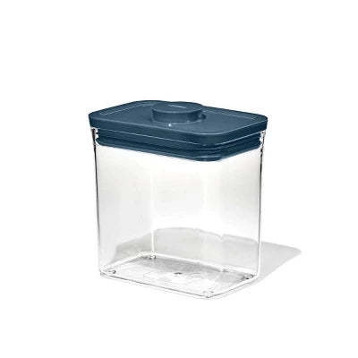 Alternative view of OXO Pop 3pc Everyday Airtight Food Storage Container Set Storm Blue: Kitchen Canister Set, Dishwasher-Safe