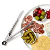 OXO Mini Tongs: Stainless Steel Kitchen Tongs For Cooking & Serving, Small Metal Tongs, Dishwasher-Safe, 8.25″ Length - Image 5