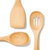 OXO 3pc Wooden Utensil Set: Turner, Spoon & Slotted Spoon For Cooking & Kitchen Use, Hand Wash, Adult, Brown - Image 10