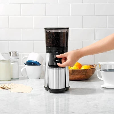 Alternative view of OXO BREW Conical Burr Coffee Grinder – Stainless Steel