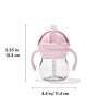 OXO 6oz Tot Transitions Straw Cup With Removable Handles – Blossom - Image 5