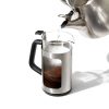 OXO 8 Cup French Press Coffee Maker – Black – 11294500: Stainless Steel & Glass, Nonslip Base, Manual, Hand Wash - Image 3