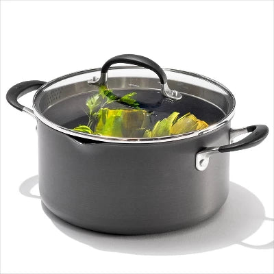 OXO 6qt Non-Stick Stock Pot Black