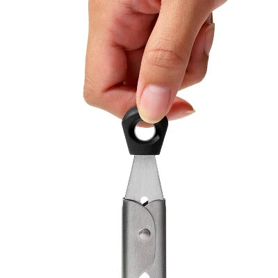 OXO Mini Tongs: Stainless Steel Kitchen Tongs For Cooking & Serving, Small Metal Tongs, Dishwasher-Safe, 8.25″ Length - Image 3