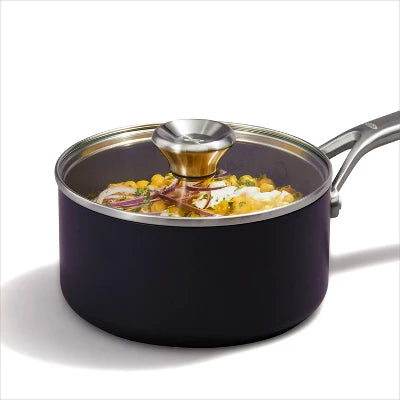 OXO 10pc Ceramic Pro Non-Stick Cookware Set Gray: Aluminum, Dishwasher-Safe, Induction & Gas Compatible, Lifetime Warranty - Image 6