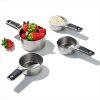 OXO 4pc Stainless Steel Magnetic Measuring Cups Set Black: Nesting Design, Dishwasher-Safe, Includes 1 Cup To 1/4 Cup - Image 4