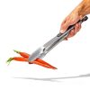 OXO 12″ Tongs: Stainless Steel Kitchen Tongs With Locking Mechanism, Dishwasher-Safe, Light Silver - Image 3
