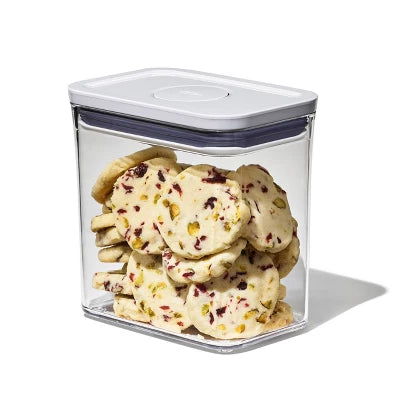 Alternative view of OXO POP 3pc Plastic Food Storage Container Set Clear