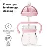 OXO 6oz Tot Transitions Straw Cup With Removable Handles – Blossom - Image 3