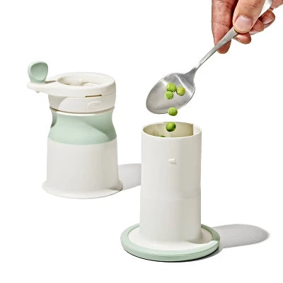 Alternative view of OXO Tot Mash Maker Stainless Steel Baby Food Mill – Opal