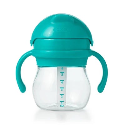 Alternative view of OXO Tot Transitions Straw Cup With Removable Handles – 6oz – Teal