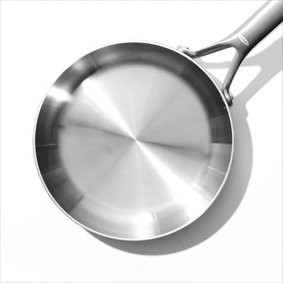 OXO 12″ Mira Tri-Ply Stainless Steel Open Frypan Silver