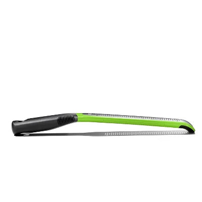 Alternative view of OXO Etched Zester: Stainless Steel Lemon & Garlic Grater, Soft-Grip Handle, Dishwasher-Safe, Green