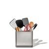 OXO Adjustable Stainless Steel Utensil Holder: Kitchen Utensil Caddy, Hand Wash, Silver, 7.3″ Height, 7.9″ Width - Image 2