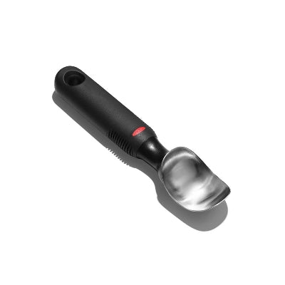 Alternative view of OXO Ice Cream Scoop: Top Rated Zinc Alloy, Dishwasher-Safe, Black Handle, 8.25″ Length, Lifetime Warranty