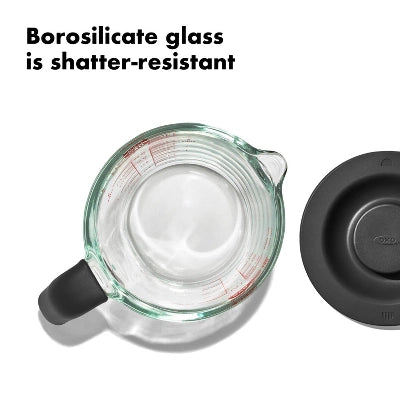 OXO 2c Glass Measuring Cup With Lid - Image 7