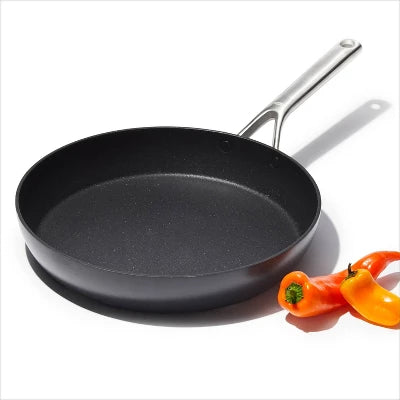 OXO 12″ Ceramic Pro Non-Stick Open Frypan Gray: Dishwasher-Safe, Induction & Gas Compatible, Aluminum, 12″ Diameter - Image 5