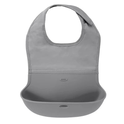 Alternative view of OXO Tot Roll Up Bib – 2pk – Gray/Navy