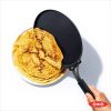 OXO 10″ Steel Crepe Pan With Silicone Sleeve Black - Image 3