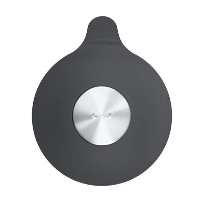 Bath Tub Drain Stopper Gray – OXO: Silicone & Stainless Steel, Easy Removal, Fits Standard Tubs - Image 5