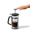 OXO 8 Cup French Press Coffee Maker – Black – 11294500: Stainless Steel & Glass, Nonslip Base, Manual, Hand Wash - Image 4