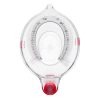 OXO 4 Cup Angled Measuring Cup: Large Liquid Plastic, Dishwasher-Safe, Clear, Lifetime Warranty