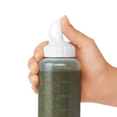 Alternative view of OXO 16oz Food Storage Bottle White: Plastic, Dishwasher-Safe, Condiment & Sauce Container, Includes Lid