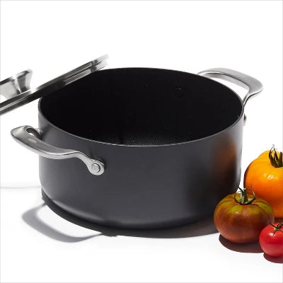 OXO 10pc Ceramic Pro Non-Stick Cookware Set Gray: Aluminum, Dishwasher-Safe, Induction & Gas Compatible, Lifetime Warranty - Image 5