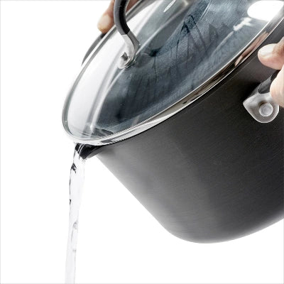 Alternative view of OXO 6qt Non-Stick Stock Pot Black