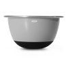 OXO 3pc Insulated Stainless Steel Mixing Bowl Set – Gray: Dishwasher-Safe, 5 Qt, 3 Qt, 1.5 Qt, Non-Slip Base - Image 2