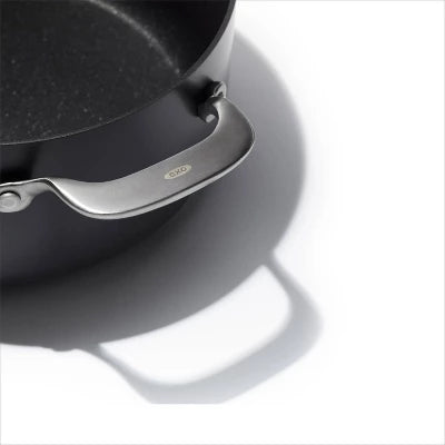 OXO 9.5″ Ceramic Pro Non-Stick Casserole With Lid Gray - Image 4