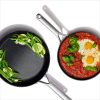 OXO 2pc Ceramic Pro Non-Stick Frypan Set Gray: Aluminum Cookware, Dishwasher-Safe, Induction & Gas Compatible - Image 2