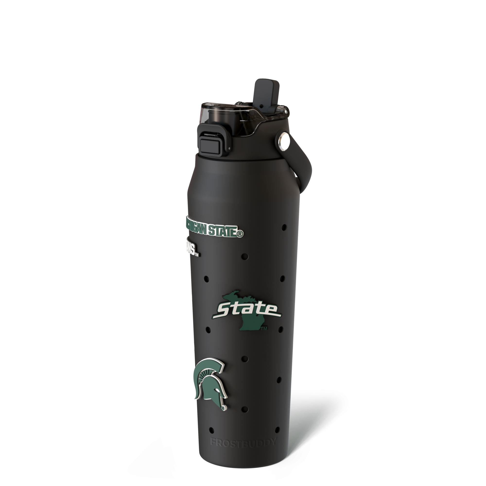 Bottle Buddy 32oz | Michigan State Spartans | Skin + Budz Bundle