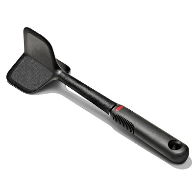 OXO Nylon Ground Meat Chopper: Ergonomic Kitchen Tool, Dishwasher-Safe Cooking Utensil, Black